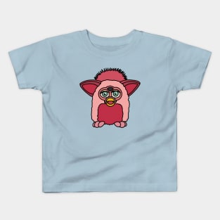 Pink Flamingo Retro Toy Kids T-Shirt